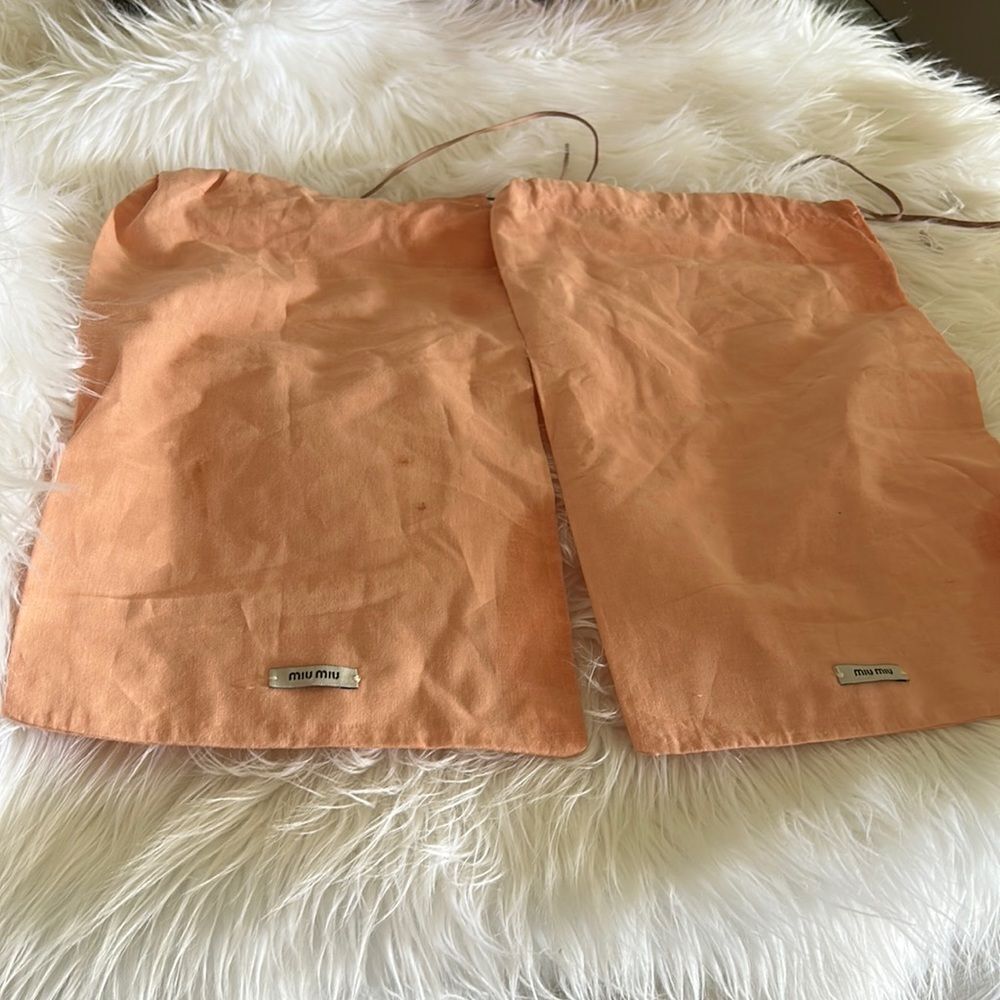 - Miu Miu Pair Of Duster Bag - image 1